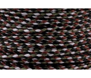 20m Kordel Schnur Multicolor olivgrün geflochten 2mm