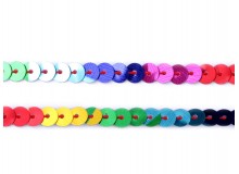 Paillettenborte 6mm Regenbogen