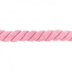 Gedrehtes Kordel 25mm Uni rosa