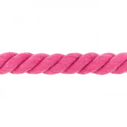 Gedrehtes Kordel 25mm Uni fuchsia