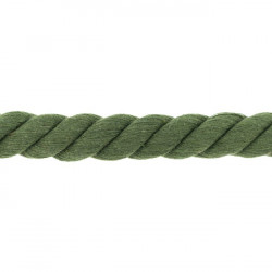 Gedrehtes Kordel 25mm Uni army grün