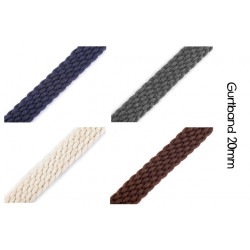 Gurtband geflochten für Taschengriffe Breite 20 mm