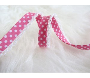 Schrägband mit Häkelborte