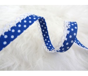 Schrägband mit Häkelborte