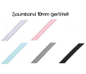 Saumband / Borte für Blusen und Hemden Breite 10mm