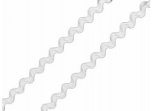 Zackenlitze weiß 4mm