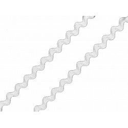 Zackenlitze weiß 4mm