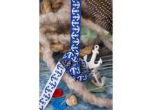 Webband Anker blau von Lila Lotta Farbenmix