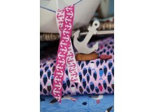 Webband Anker pink von Lila Lotta Farbenmix