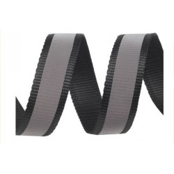 1m Gutband Breite 30 mm reflektierend schwarz