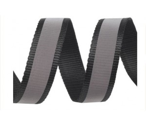1m Gutband Breite 30 mm reflektierend schwarz