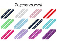Wäschegummi Rüschengummi - 15mm