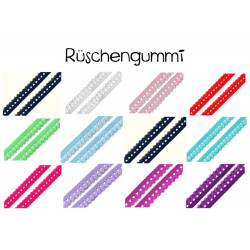 Wäschegummi Rüschengummi - 15mm