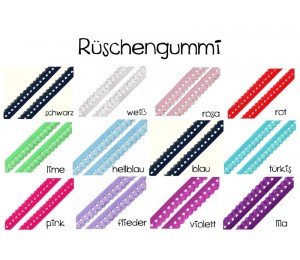 Wäschegummi Rüschengummi - 15mm