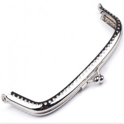 Taschenrahmen Rahmen für Geldbörsen 5 x 13cm silber Rohling