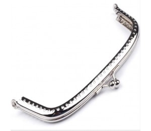 Taschenrahmen Rahmen für Geldbörsen 5 x 13cm silber Rohling