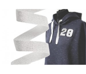 Textilband mit Lurex Breite 17 mm