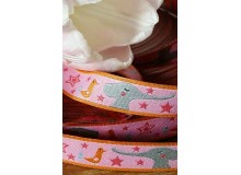 Webband - Elefant Good friends rosa