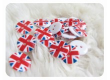 Knöpfe Union Jack - London UK