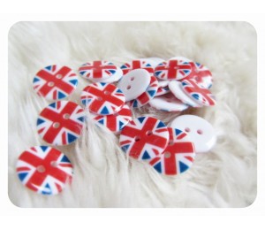 Knöpfe Union Jack - London UK