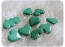 Knöpfe großes HERZ pink