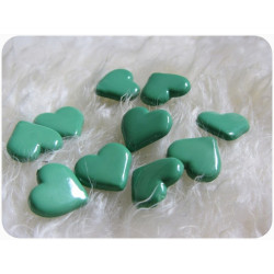 Knöpfe großes HERZ pink