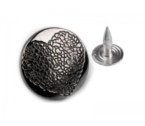 Jeansknopf Größe 28" Herz