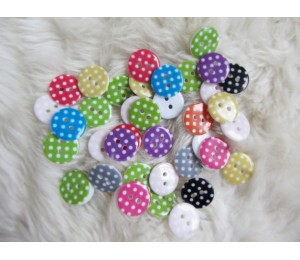 Knöpfe - gepunktete