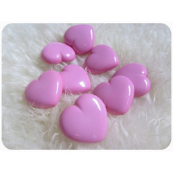 Knöpfe großes HERZ rosa