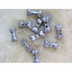 Knöpfe Knochen silber