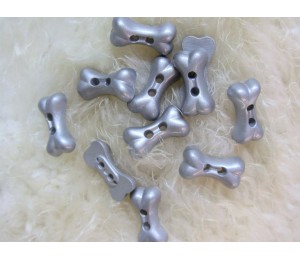 Knöpfe Knochen silber