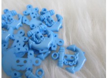 Knöpfe Anker hellblau