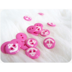 Knöpfe Anker rosa