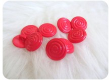 Retro Knöpfe - weiß oder rot