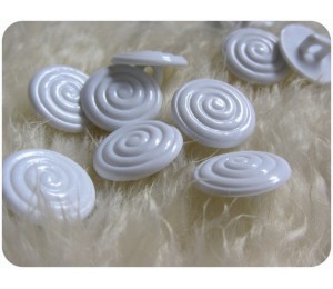 Retro Knöpfe - weiß oder rot