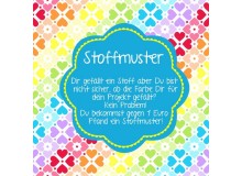 1 Stoffmuster - von einem Stoff deiner Wahl