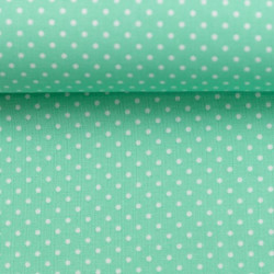 Baumwolle - Pünktchen 2mm mint