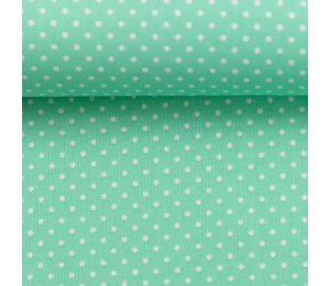 Baumwolle - Pünktchen 2mm mint