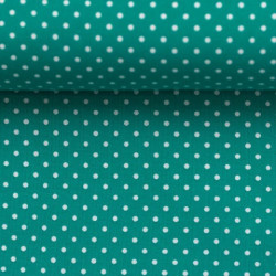 Baumwolle - Pünktchen 2mm mintgrün