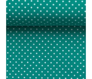 Baumwolle - Pünktchen 2mm mintgrün