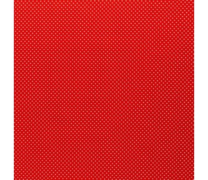 Baumwolle - Pünktchen 2mm rot