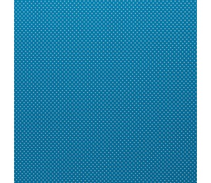 Baumwolle - Pünktchen 2mm dunkeltürkis