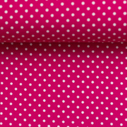 Baumwolle - Pünktchen 2mm pink