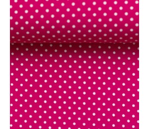 Baumwolle - Pünktchen 2mm pink