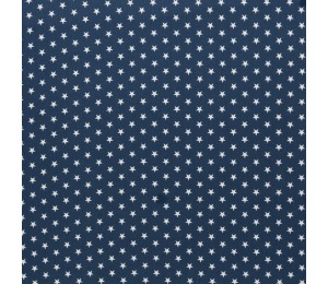 Baumwolle - Sternchen 1cm marine