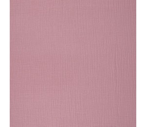 Double Gauze Musselin Jenke Uni altrosa
