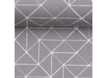 Baumwolle - Kurt Triangle grau