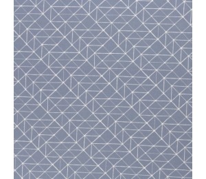 Baumwolle - Kurt Triangle taubenblau