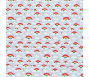 Baumwolle - Kim Regenbogen bunt