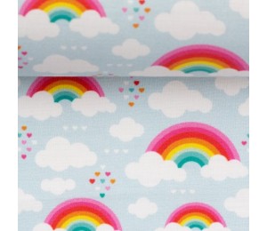 Baumwolle - Kim Regenbogen bunt